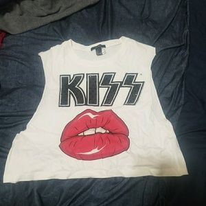 KISS crop top